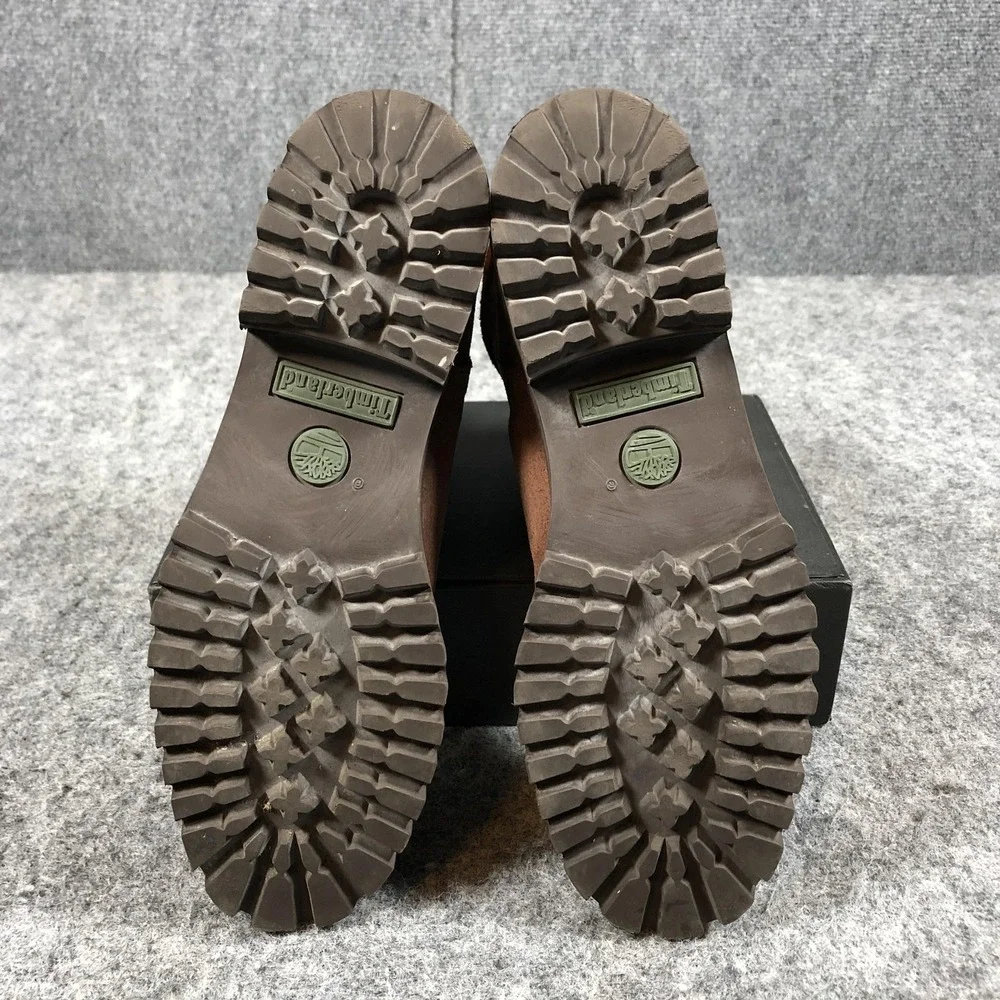Timberland Ankle Boots Womens 8 M Brown Suede Lug Sole‎ Italy